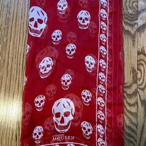 Alexander McQueen Silk Skull Scarf